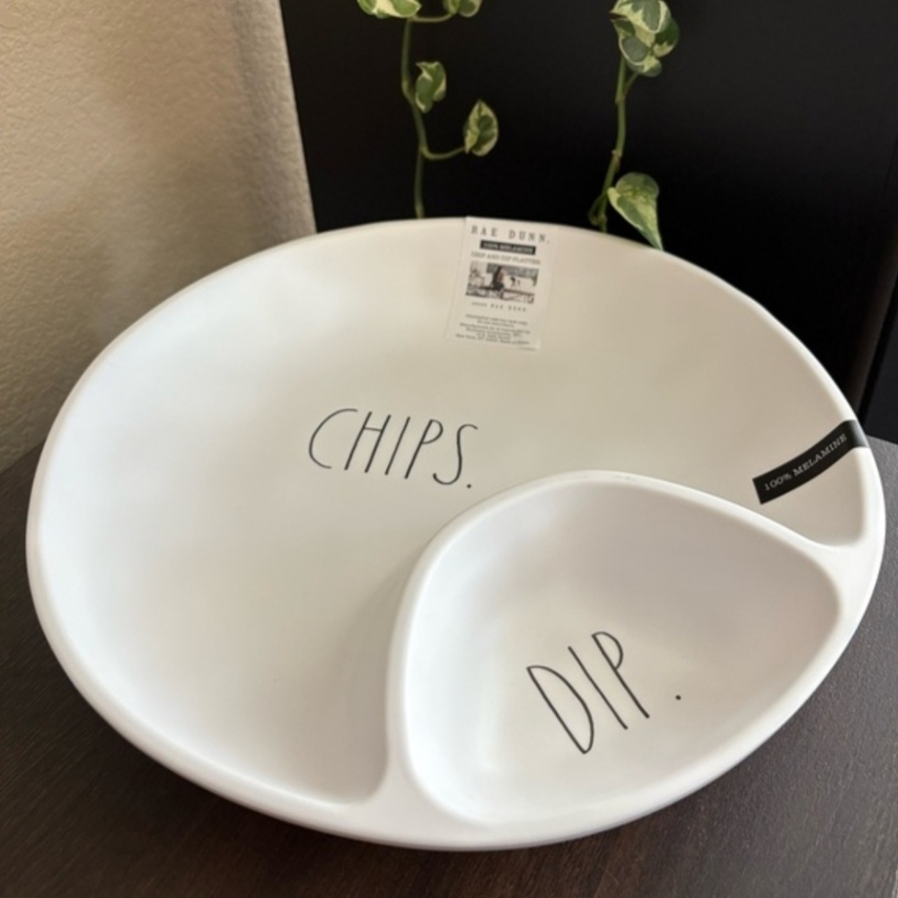 Rae Dunn Chip & Dip Platter